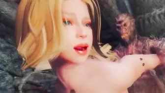 She is a bubbly and kinky but those Skyrim trolls fuck her up for life