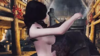 She is a bubbly and kinky but those Skyrim trolls fuck her up for life