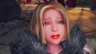 She is a bubbly and kinky but those Skyrim trolls fuck her up for life