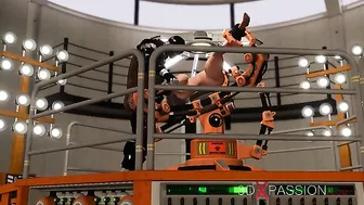 Cyborg sex with a horny hentai hottie that enjoys passionate banging in HD