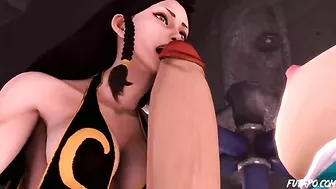 She doesn’t shy away from cock after cock, even when her pussy is being gaped