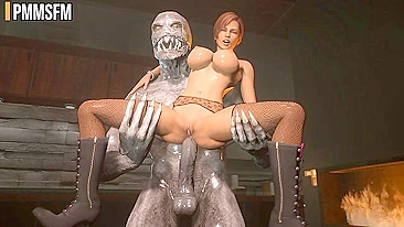 Ivy Valentine hentai porn with lots of anal domination and intense gaping