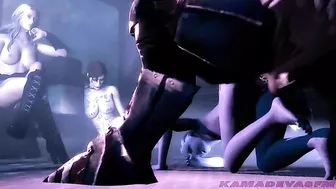 Mass Effect alien babe getting fucked in a hentai video with lots of taboo XXX