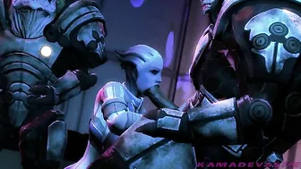 Mass Effect alien babe getting fucked in a hentai video with lots of taboo XXX
