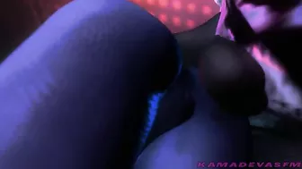 Mass Effect alien babe getting fucked in a hentai video with lots of taboo XXX