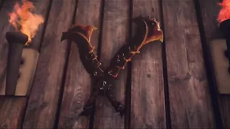 She looks so slutty with her sexy cleavage showing Resident Evil hentai XXX