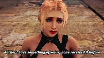 She looks so slutty with her sexy cleavage showing Resident Evil hentai XXX