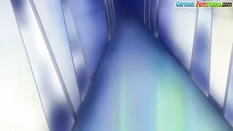 This very hot blonde babe is going to give an amazing blowjob to an alien