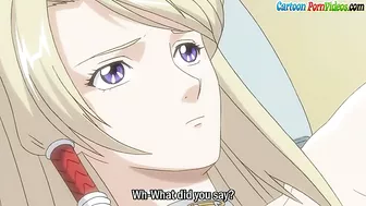 This very hot blonde babe is going to give an amazing blowjob to an alien