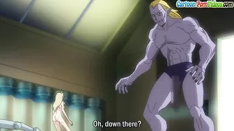 This very hot blonde babe is going to give an amazing blowjob to an alien