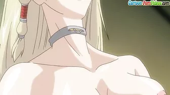 This very hot blonde babe is going to give an amazing blowjob to an alien