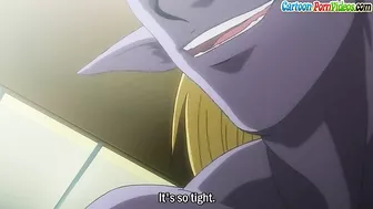 This very hot blonde babe is going to give an amazing blowjob to an alien