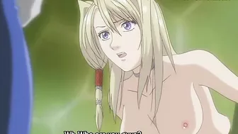 This very hot blonde babe is going to give an amazing blowjob to an alien