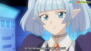 This very hot blonde babe is going to give an amazing blowjob to an alien