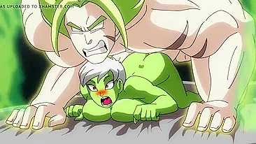 Her wet pussy is waiting to be smacked by Broly and it is fucking kinky AF