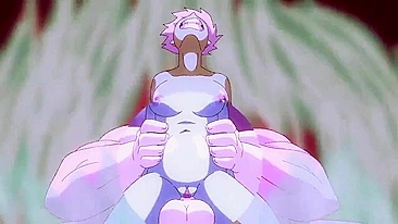 Her wet pussy is waiting to be smacked by Broly and it is fucking kinky AF