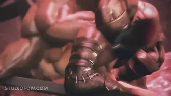 Ogre hentai creampie with a great deal of fucking and real big boobs in HD