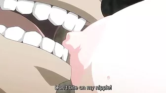 Her body looks great as she takes huge dick all the way in in hentai gangbang