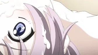 Her body looks great as she takes huge dick all the way in in hentai gangbang