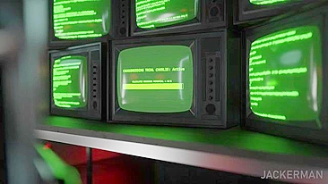 Slick and sexy lady shows hot breasts during hardcore loving with orgasms