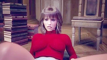 Hermione futanari hentai fuck scene with a great deal of anal action in HD