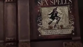 Harry Potter hottie opens her legs to let a magical cock penetrate her pussy