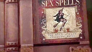 Harry Potter hottie opens her legs to let a magical cock penetrate her pussy