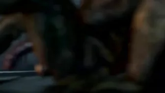 Demon creature with a huge cock is fucking all the hot hentai pussies here