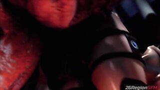 Rough sex and hardcore gape for Samus Aran at her lowest fucking point (HD)