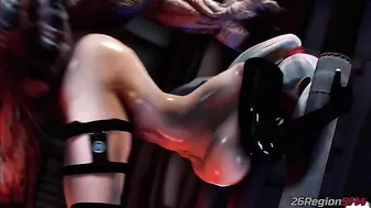 Rough sex and hardcore gape for Samus Aran at her lowest fucking point (HD)