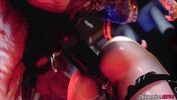 Rough sex and hardcore gape for Samus Aran at her lowest fucking point (HD)