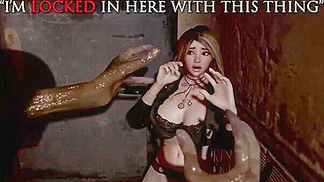 She is a sex doll for zombies and her pussy will be forever tainted after this