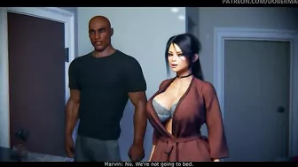 Hentai cuckolding experience with a really stacked brunette beauty in HD