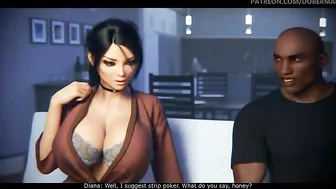 Hentai cuckolding experience with a really stacked brunette beauty in HD