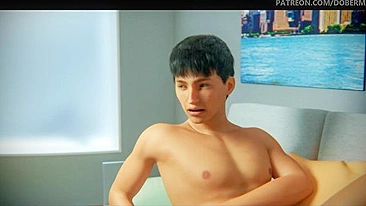 Hentai cuckolding experience with a really stacked brunette beauty in HD