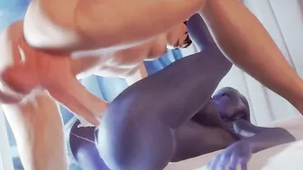 Fantasy comes true in a sexy fucking session in the Mass Effect hentai video