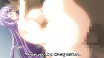 Scolding Words - Hentai taboo experience with a big black cock ruining her