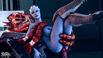 Big alien tits make Liara unforgettable in this porn video with BIG RED DICKS