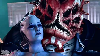 Big alien tits make Liara unforgettable in this porn video with BIG RED DICKS