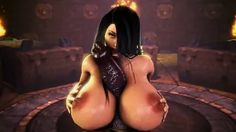 Opala hentai fucking with a bunch of dicks that cannot really fit inside her