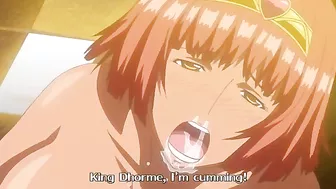 The horny little hentai cowgirl is back with a perfect back bend and tight twat