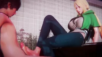 Tsunade hentai XXX Nice catch in a form of an oversized cock in HD quality