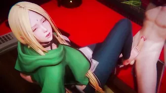 Tsunade hentai XXX Nice catch in a form of an oversized cock in HD quality