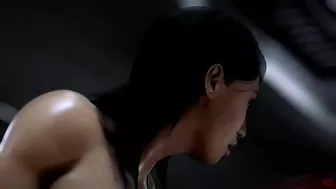 Another masterpiece of a hentai futa scene with Shepard and Ashley Williams