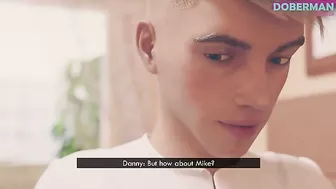 Redheaded hentai babe with big boobs is really into cuckolding these days