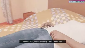 Redheaded hentai babe with big boobs is really into cuckolding these days