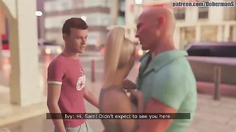 Pornstar GF enjoying huge hentai dick in a taboo cuckolding sex scene here