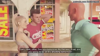 Pornstar GF enjoying huge hentai dick in a taboo cuckolding sex scene here