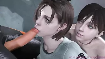 Orgasmic scenes that can not be missed in the latest sex video in Resident Evil