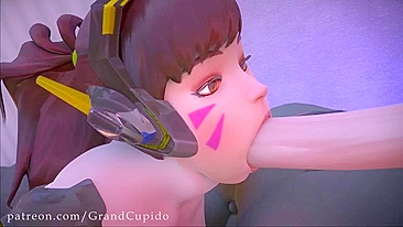 Kinda content that every real man wants to see, Overwatch D.Va hardcore hentai